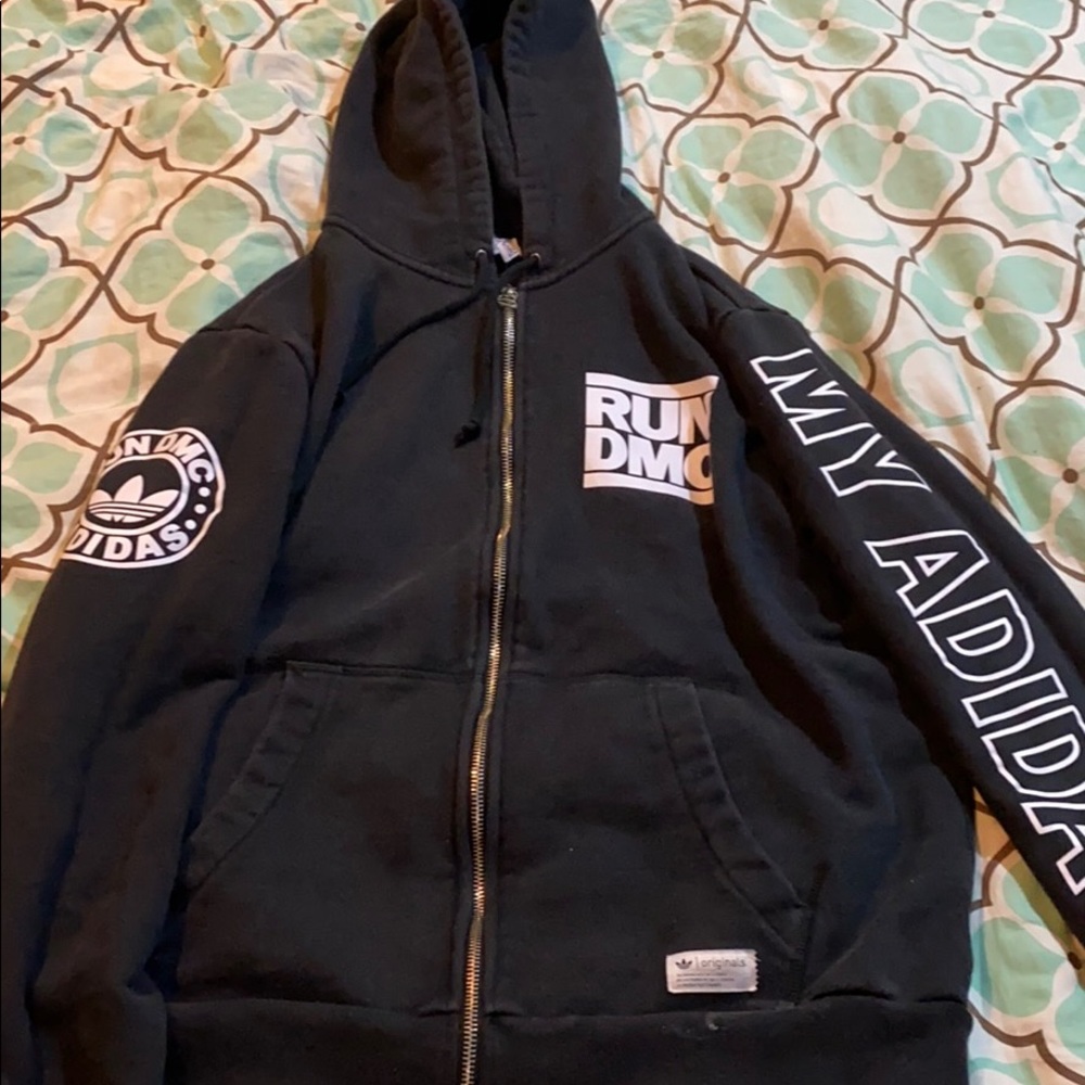 RUN DMC Adidas Zip Up